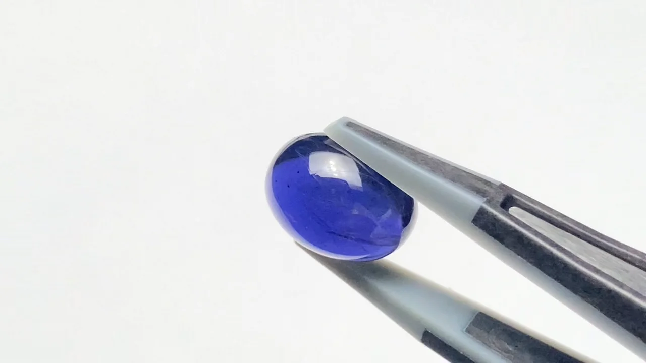 アイオライト オーバル カボション10×8mm 2個｜天然石ビーズの卸