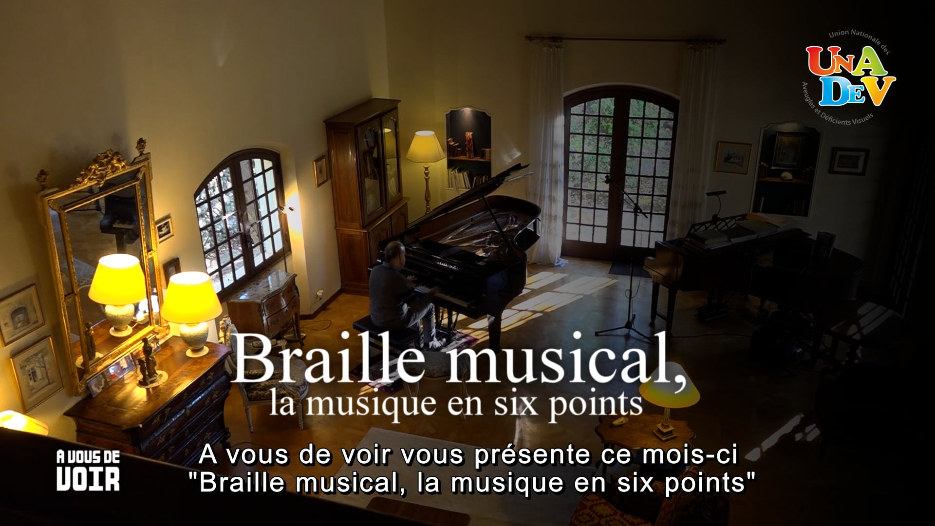 Vidéo ACTRICE VOIX DOCUMENTAIRE-France 5 teaser "Le Braille musical"- Collection A Vous de voir