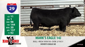 Lot #29 - MARK'S EAGLE 14J