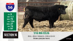 Lot #56 - S16 MA 0326