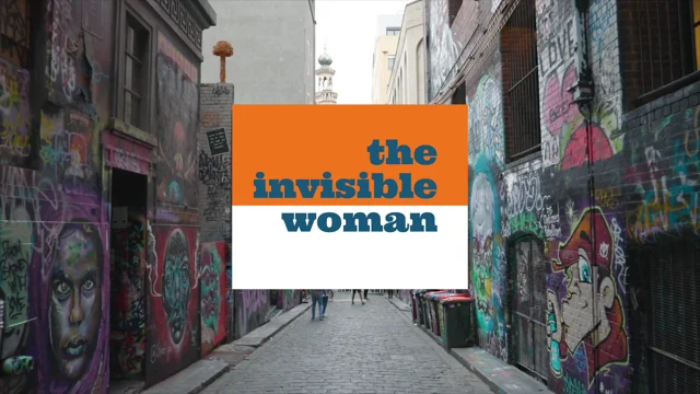 Foto de Creative portrait of invisible woman wearing modern