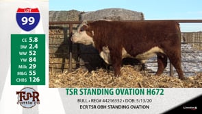 Lot #99 - TSR STANDING OVATION H672