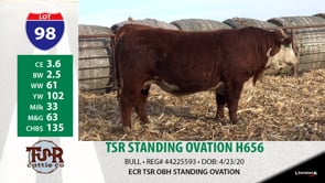 Lot #98 - TSR STANDING OVATION H656
