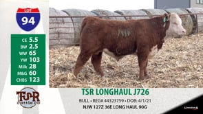 Lot #94 - TSR LONGHAUL J726