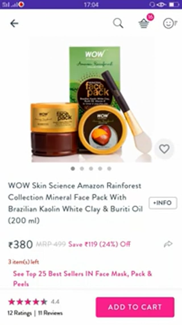 wow skin science amazon rainforest collection Mineral face pack review || be unique & natural