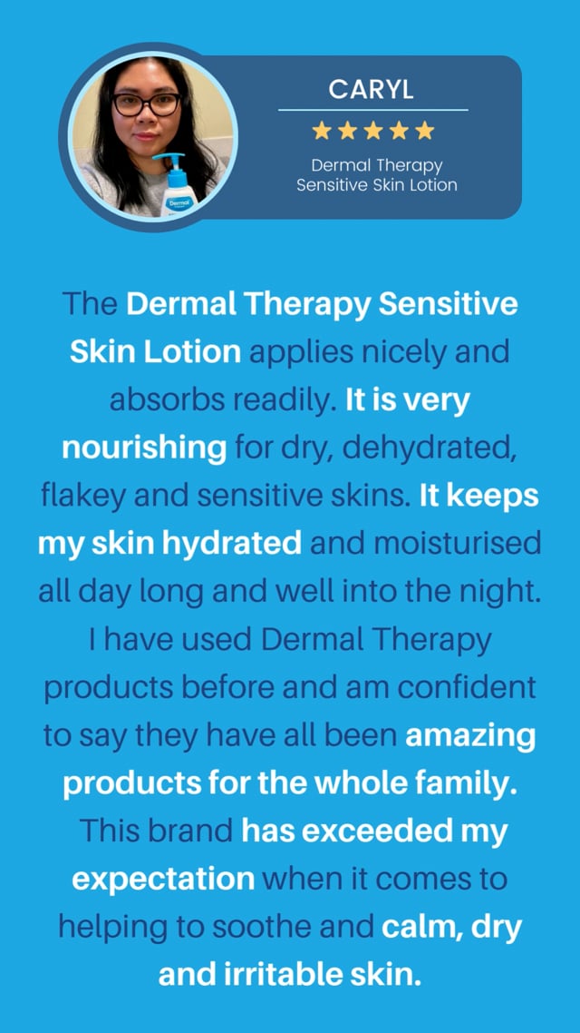 Sensitive skin lotion