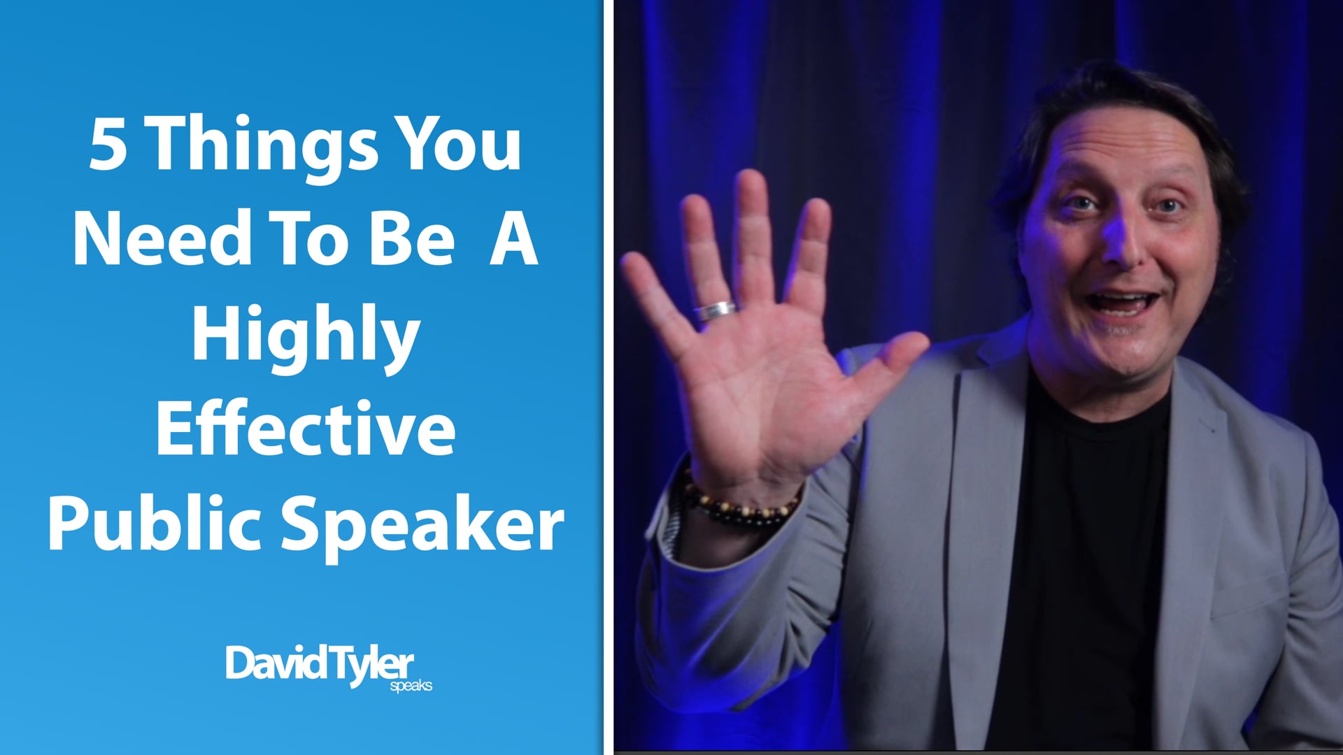 Promotional video thumbnail 3 for David Tyler Speaks