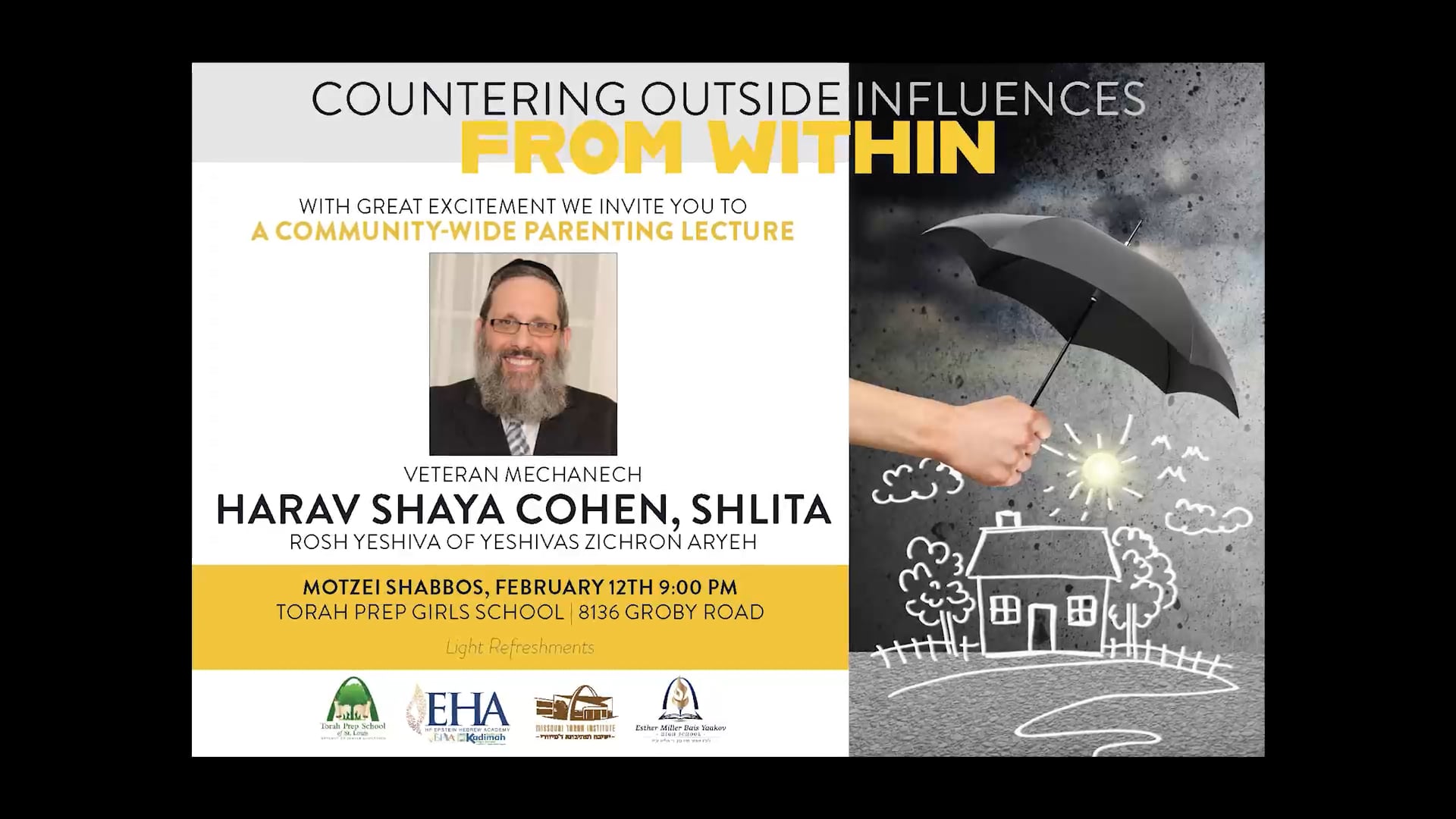 Countering Outside Influences from Within - Rabbi Shaya Cohen at MTI