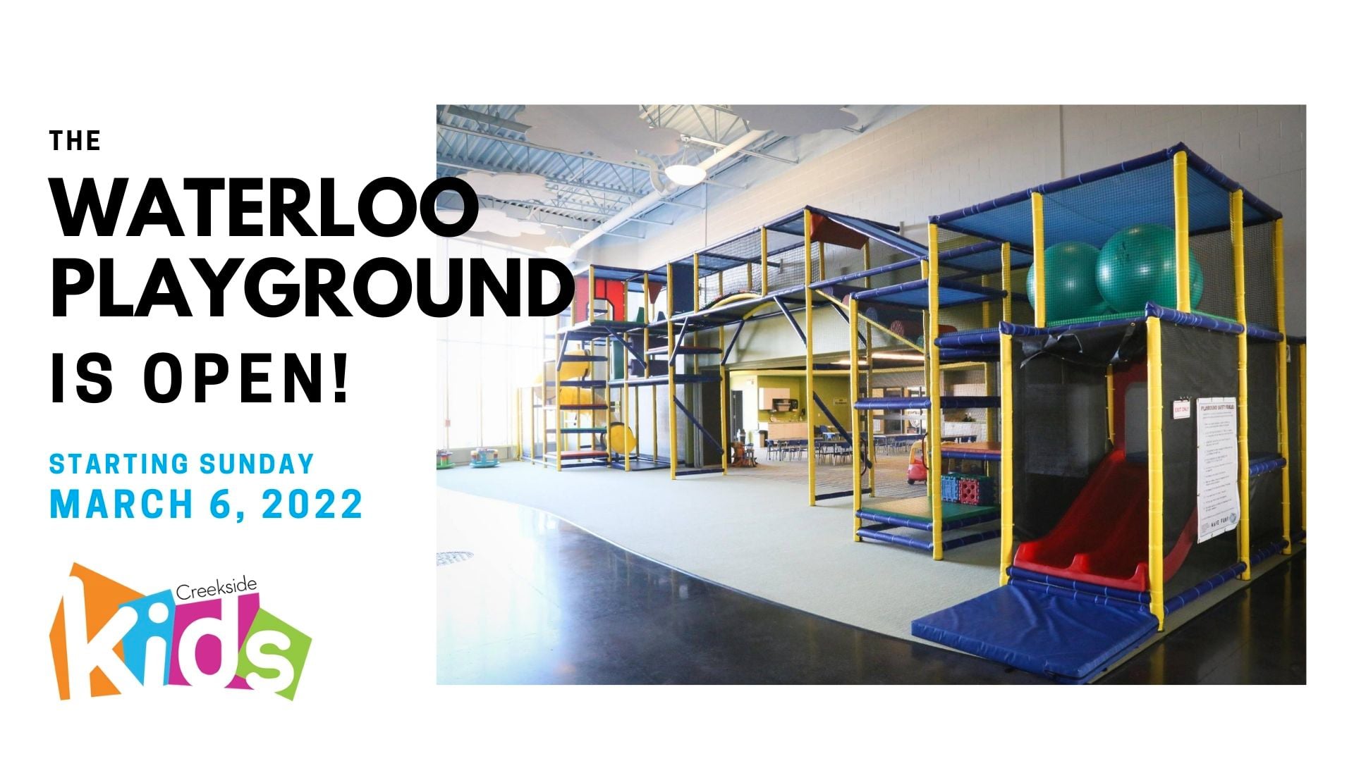Waterloo Playground Re-OPEN Video March 2022 on Vimeo