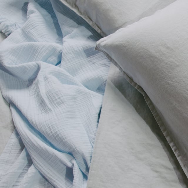 סט מצעים חלקי פשתן