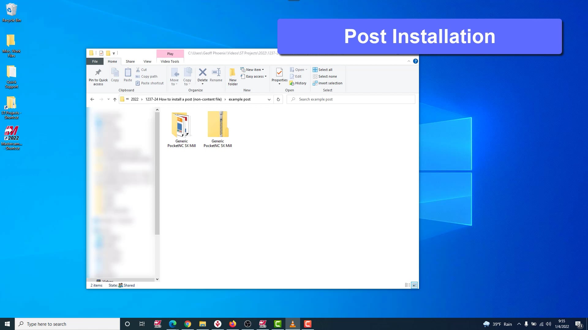 How to install a post (non-content file)