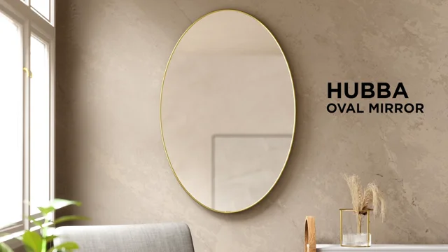 HUBBA Oval Mirror