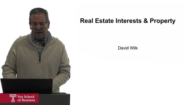 Real Estate Interests and Property