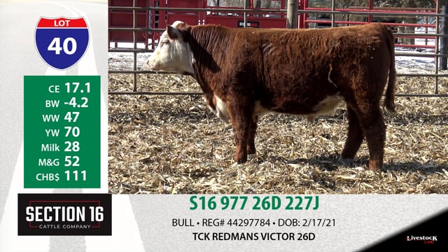 Lot #40 - S16 977 26D 227J