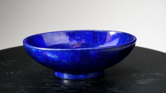 Genuine Polished Lapis Lazuli Bowl video thumbnail