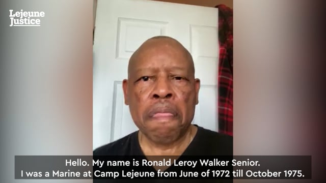 Ronald Walker | Camp Lejeune Water Contamination Victim