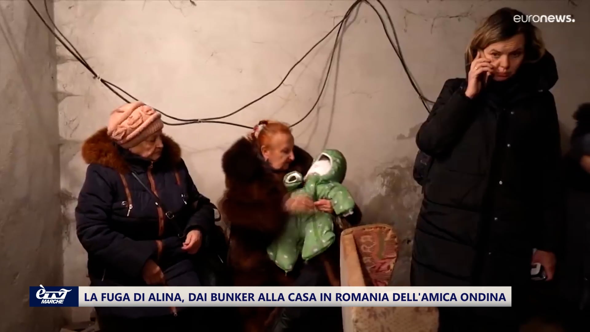 Ucraina. La fuga di Alina dai bunker alla casa in Romania dell'amica Ondina - VIDEO