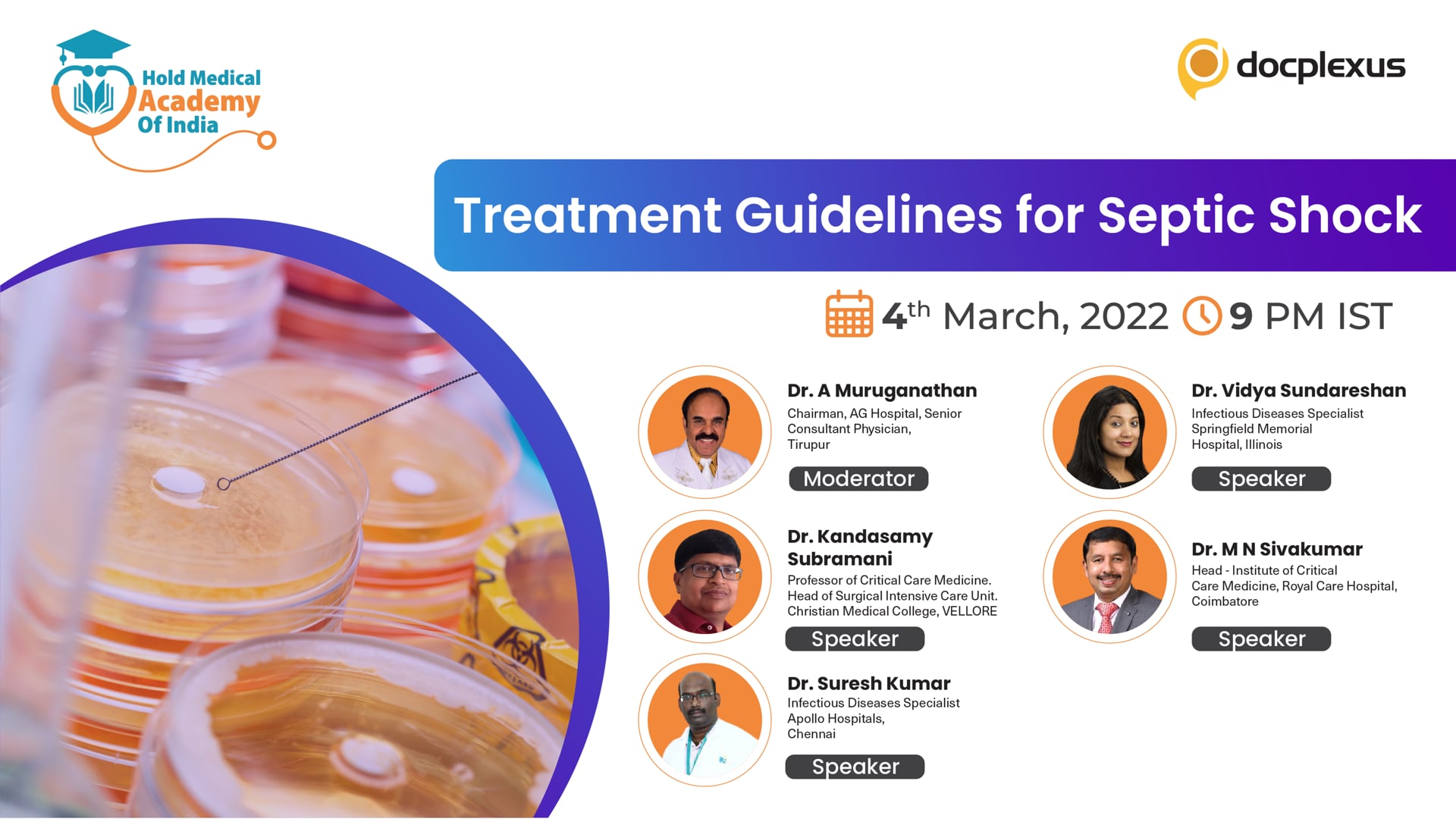 Treatment guidelines for Septic Shock