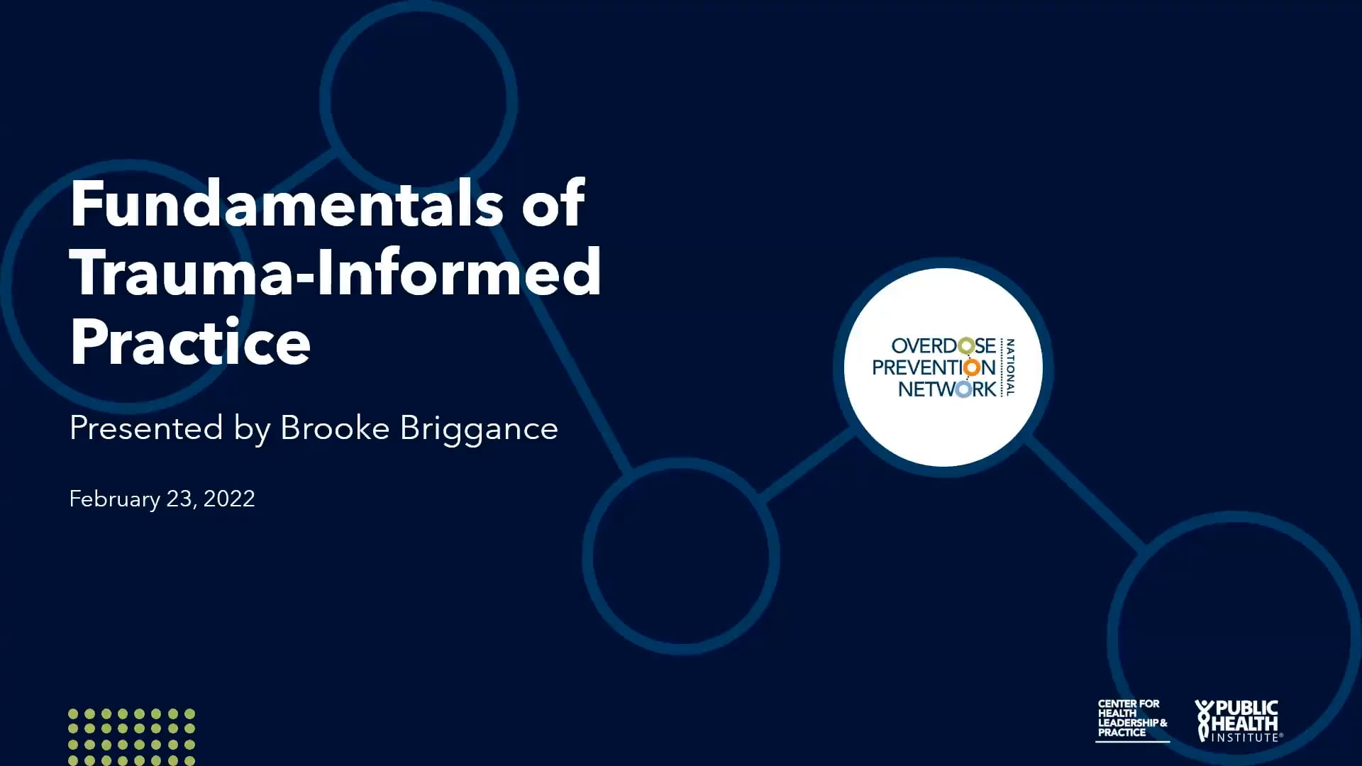 Fundamentals Of Trauma-Informed Practice, Part 1 On Vimeo