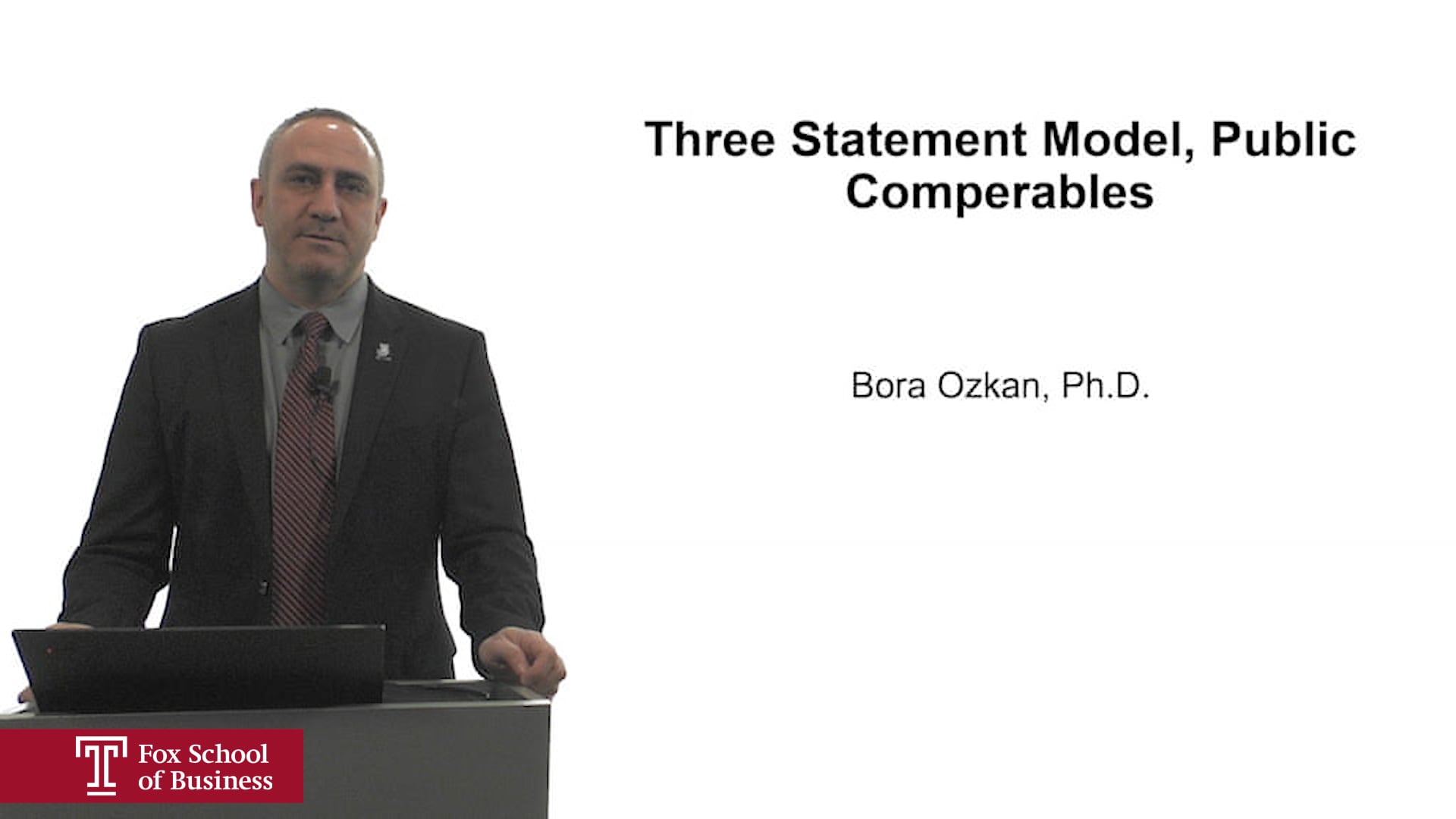 Three Statement Model, Public Comperables