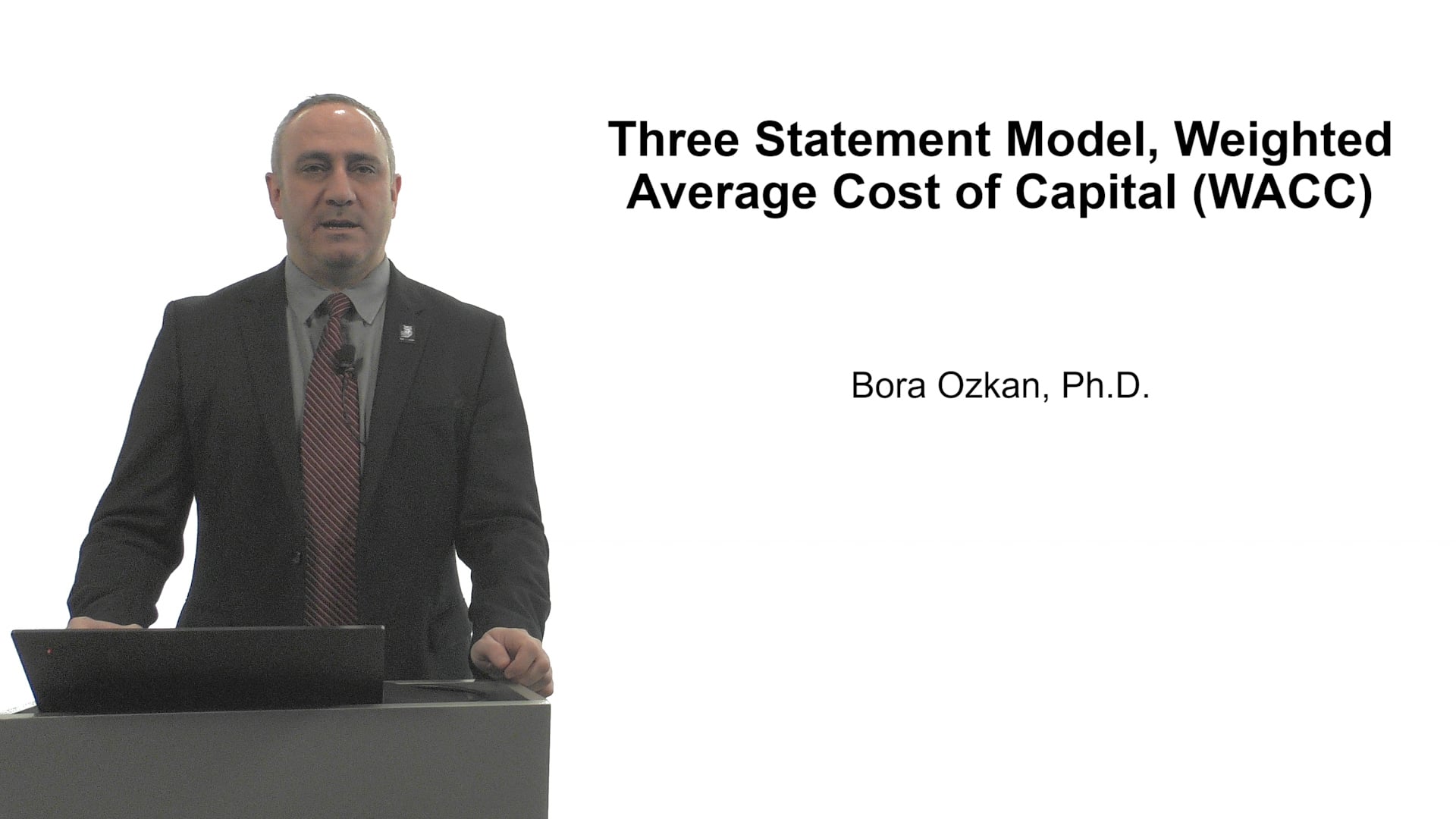 Three Statement Model, Weighted Average Cost of Capital (WACC)