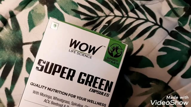 Wow Life Science Super Green Capsules