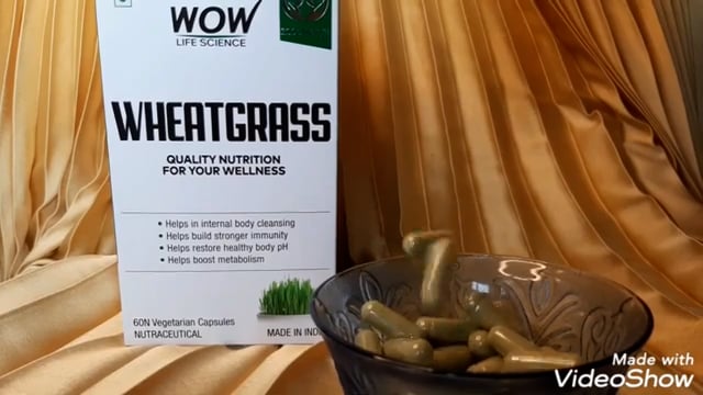 Wow Life Science WheatGrass Capsules