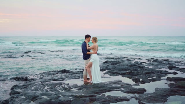 August & Robert | Kukio Beach