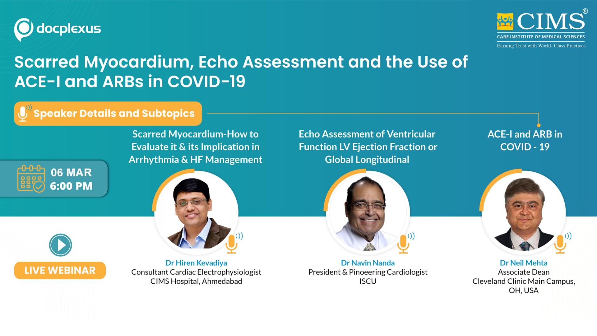 Scarred Myocardium, Echo Assessment and the Use of ACE-I and ARBs in COVID-19