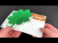 Lucky Clover Pop-Up Card