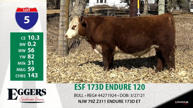 Lot #5 - ESF 173D ENDURE 120