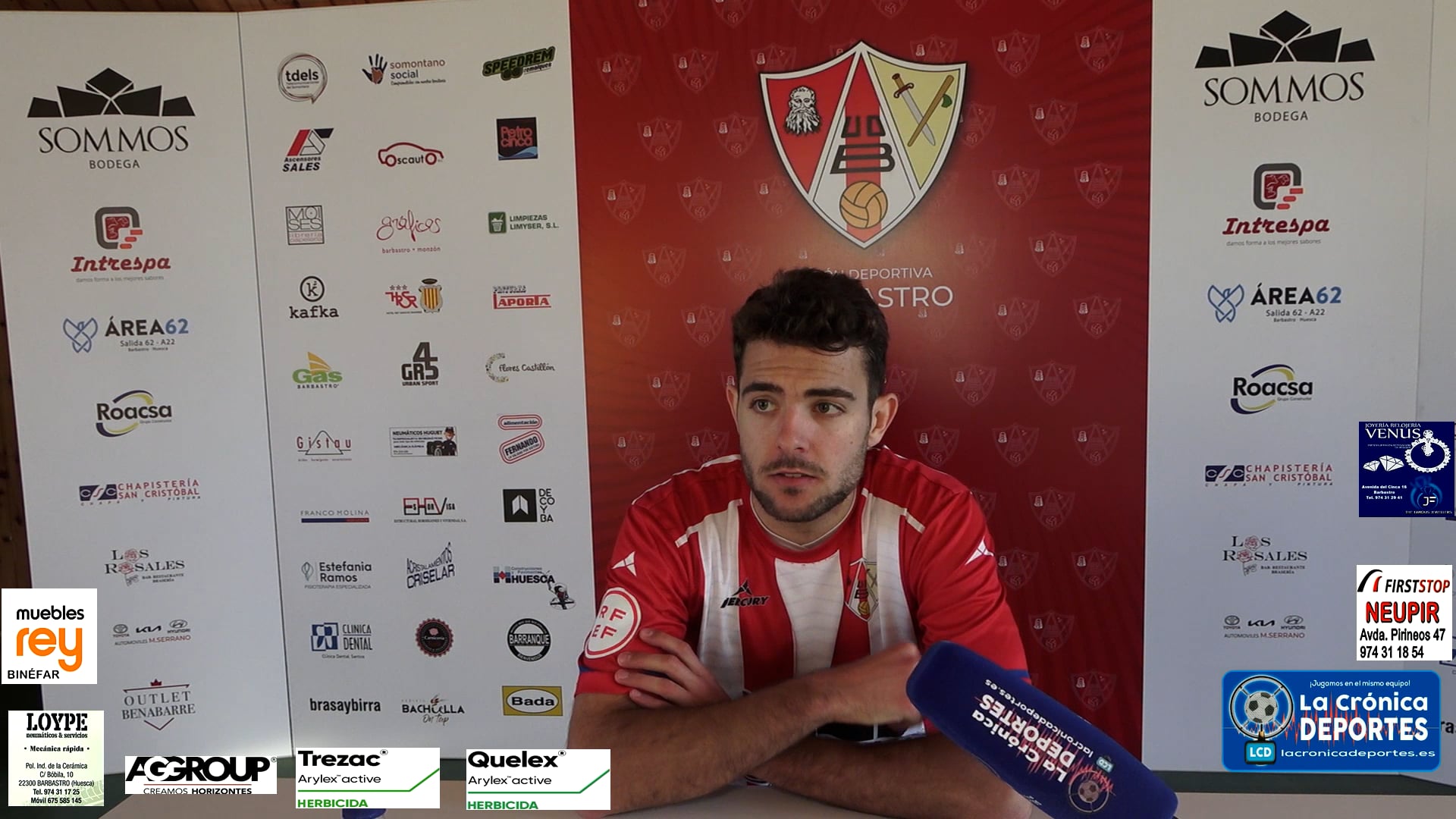 PABLO LÓPEZ (Jugador Barbastro) UD Barbastro 0-0 AT Monzón / Jornada 26 / 3ª División