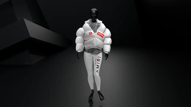 Virtual Fashion SUPREME x LV x BAPE x AMIRI on Behance