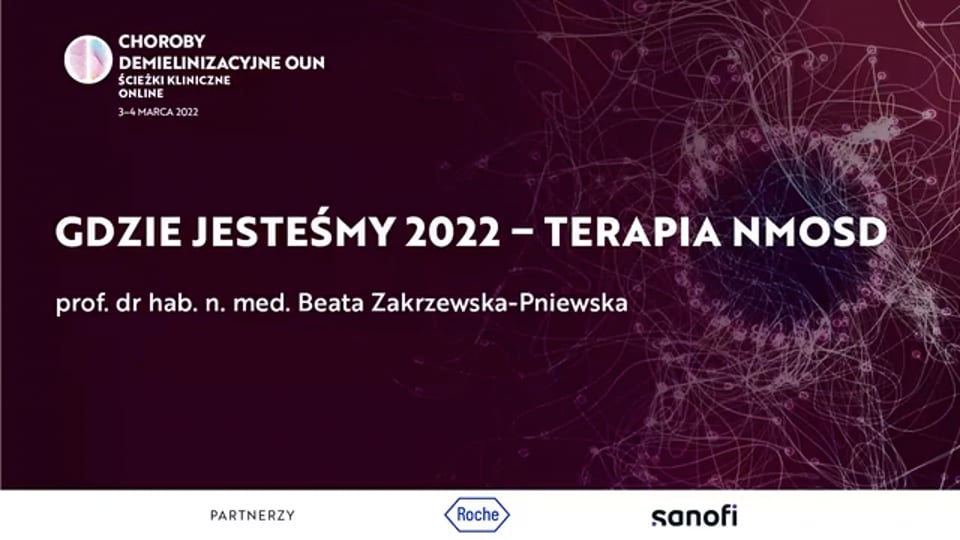 Grafika dla Gdzie jesteśmy 2022 – terapia NMOSD