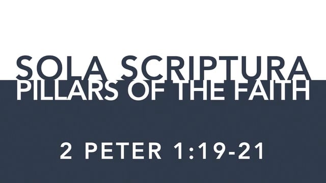 Sola Scriptura