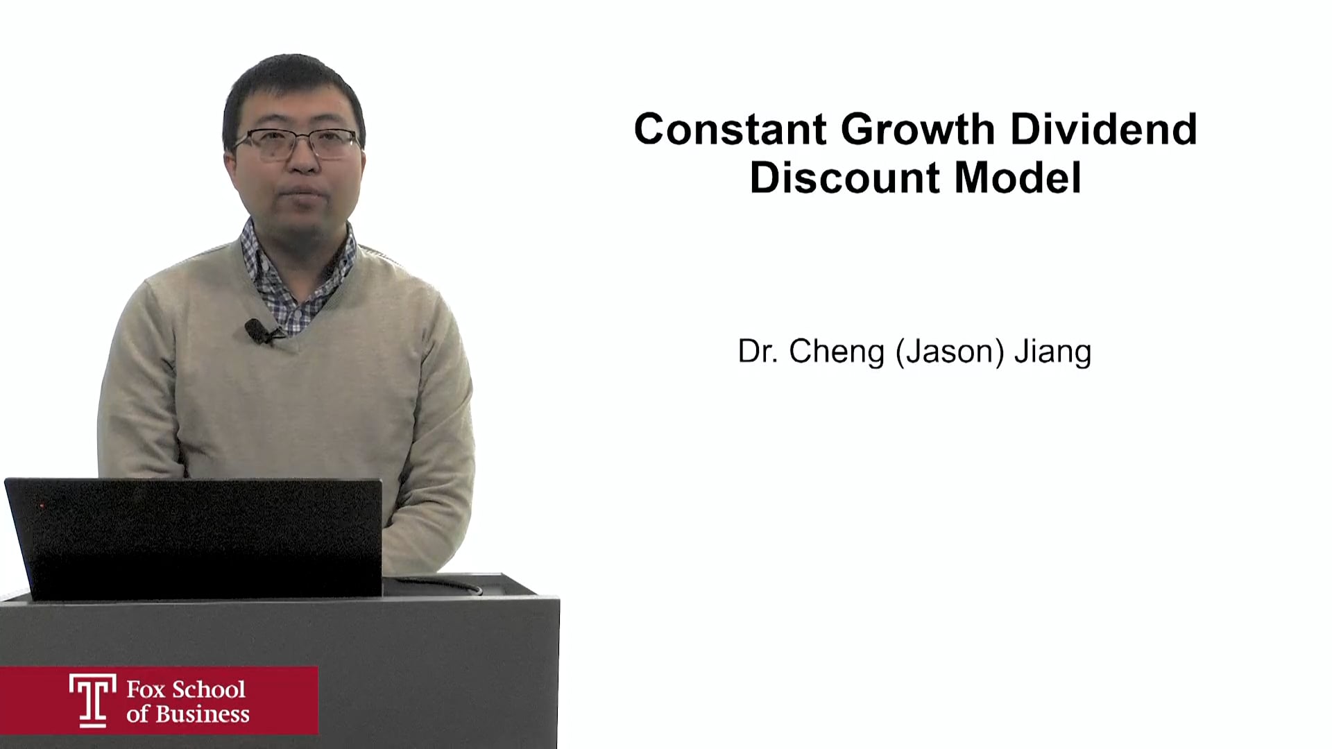 Constant Growth Dividend Discount Model