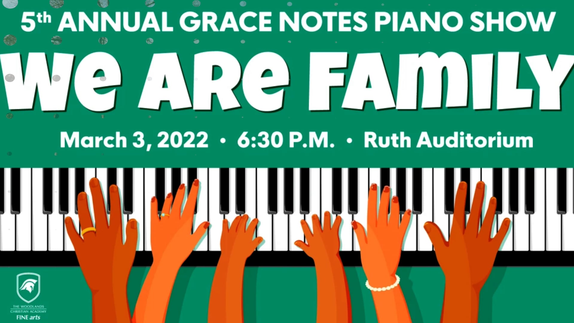 The Woodlands Christian Academy - 5th Annual Grace Notes Piano Show