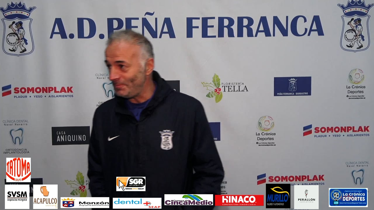 ALBERT MARTINEZ ( Entrenador Ferranca ) P.Ferranca Tella-7-0-La Almunia de San Juan / Jornada 23 / Preferente - Gr 1