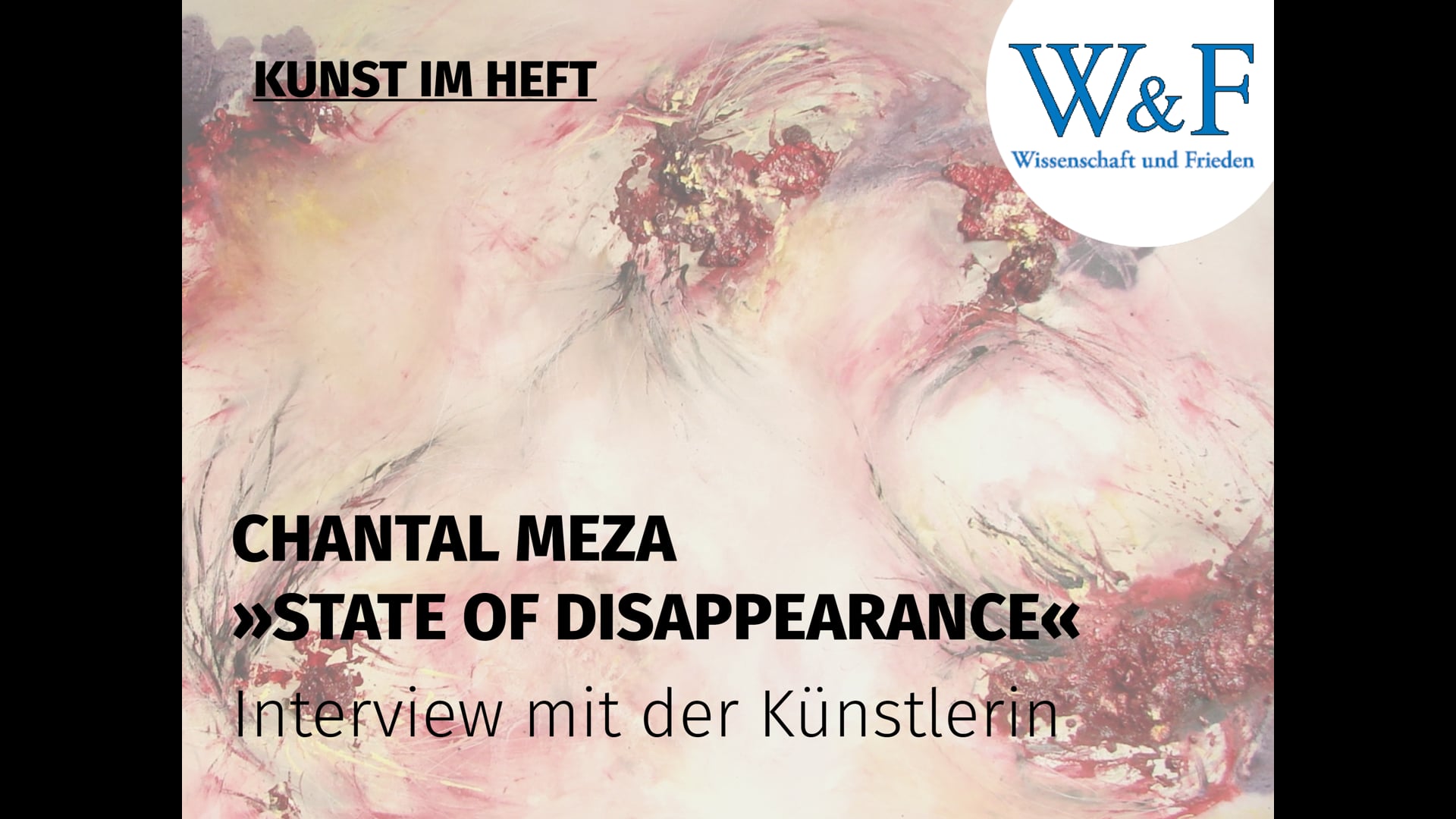 W&F 1/22: Täter*innen - Kunst im Heft - Chantal Meza "State of Disappearance"