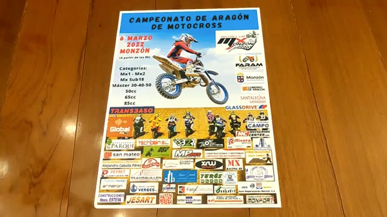 CAMPEONATO DE ARAGÓN DE MOTO CROSS EN MONZÓN