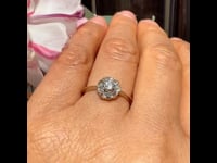 Diamant, ring van 18 karaat 6898-1835