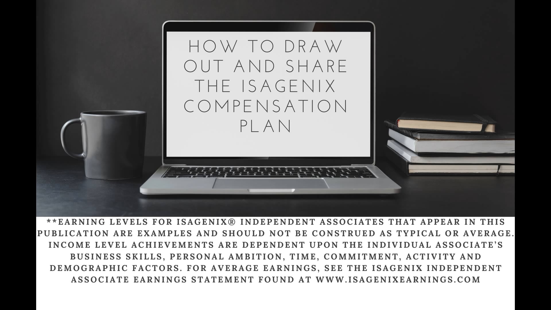 How to Draw Out and Share the Isagenix Compensation Plan