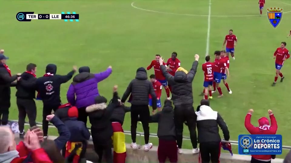 (RESUMEN y GOL) CD Teruel 1-0 Lleida Esportiu / Jornada 24 / 2ª RFEF - Grupo 3 / Fuente: YouTube CD Teruel