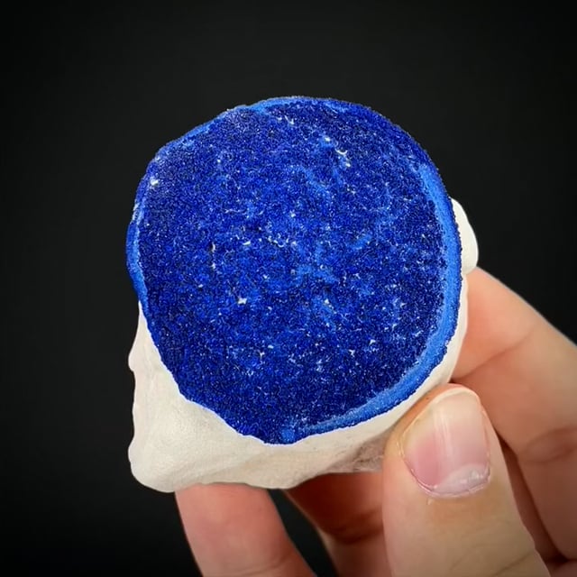 Azurite "sun"