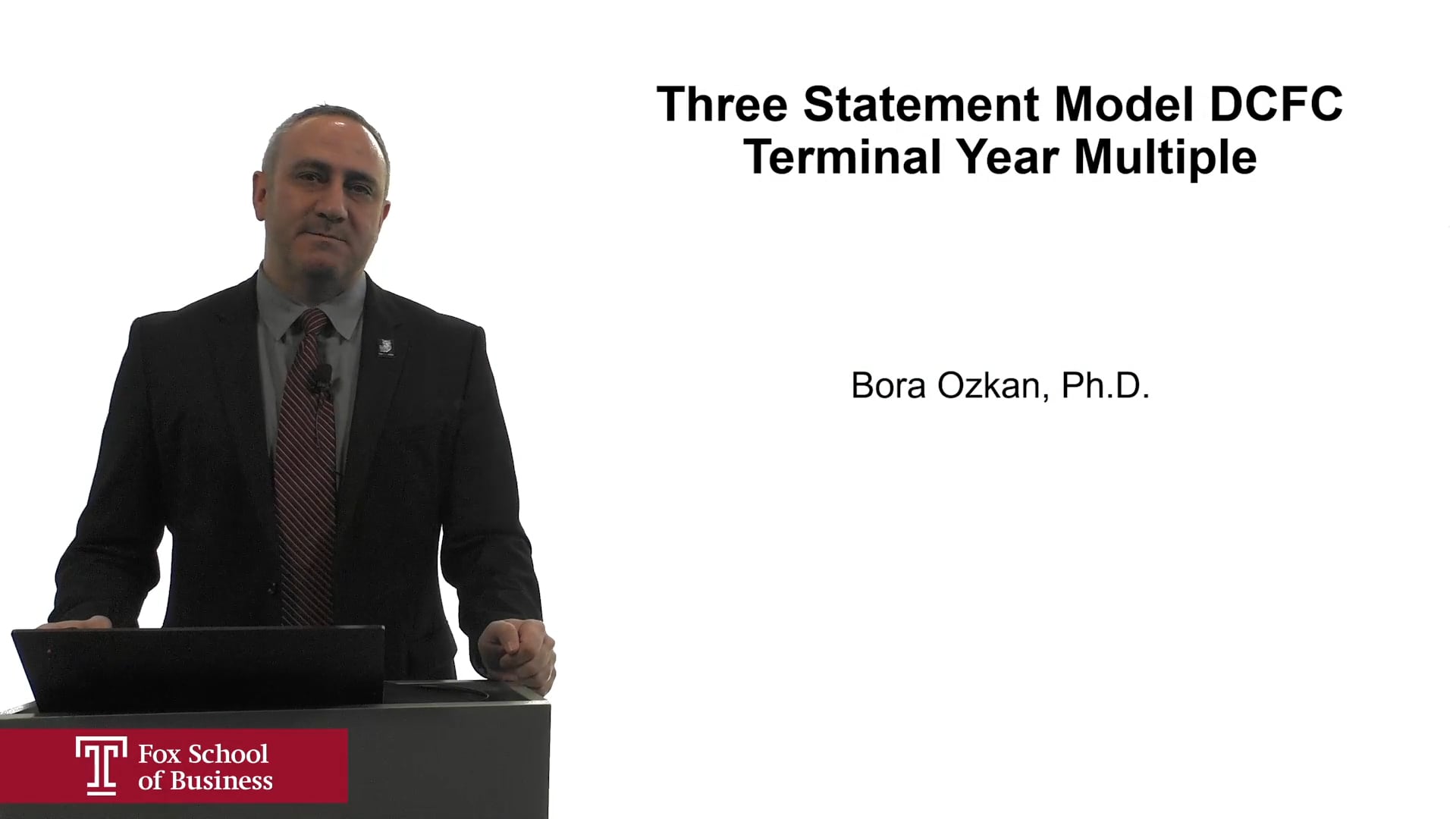 Three Statement Model DCFC Terminal Year Multiple