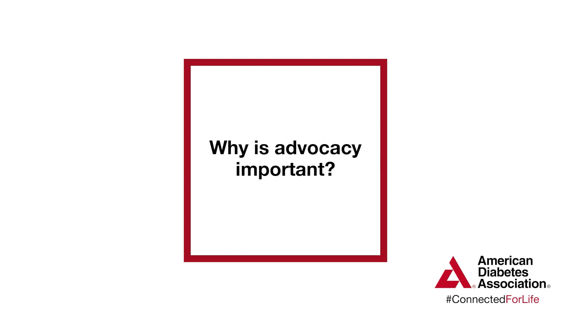 ADA 'Why Advocate?' Testimonial