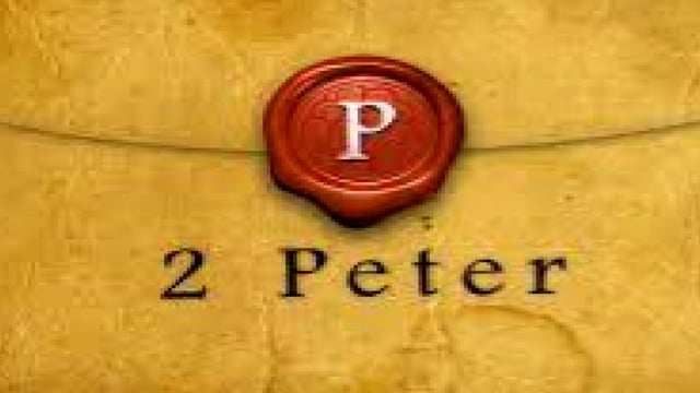Study of 2nd Peter Part 5