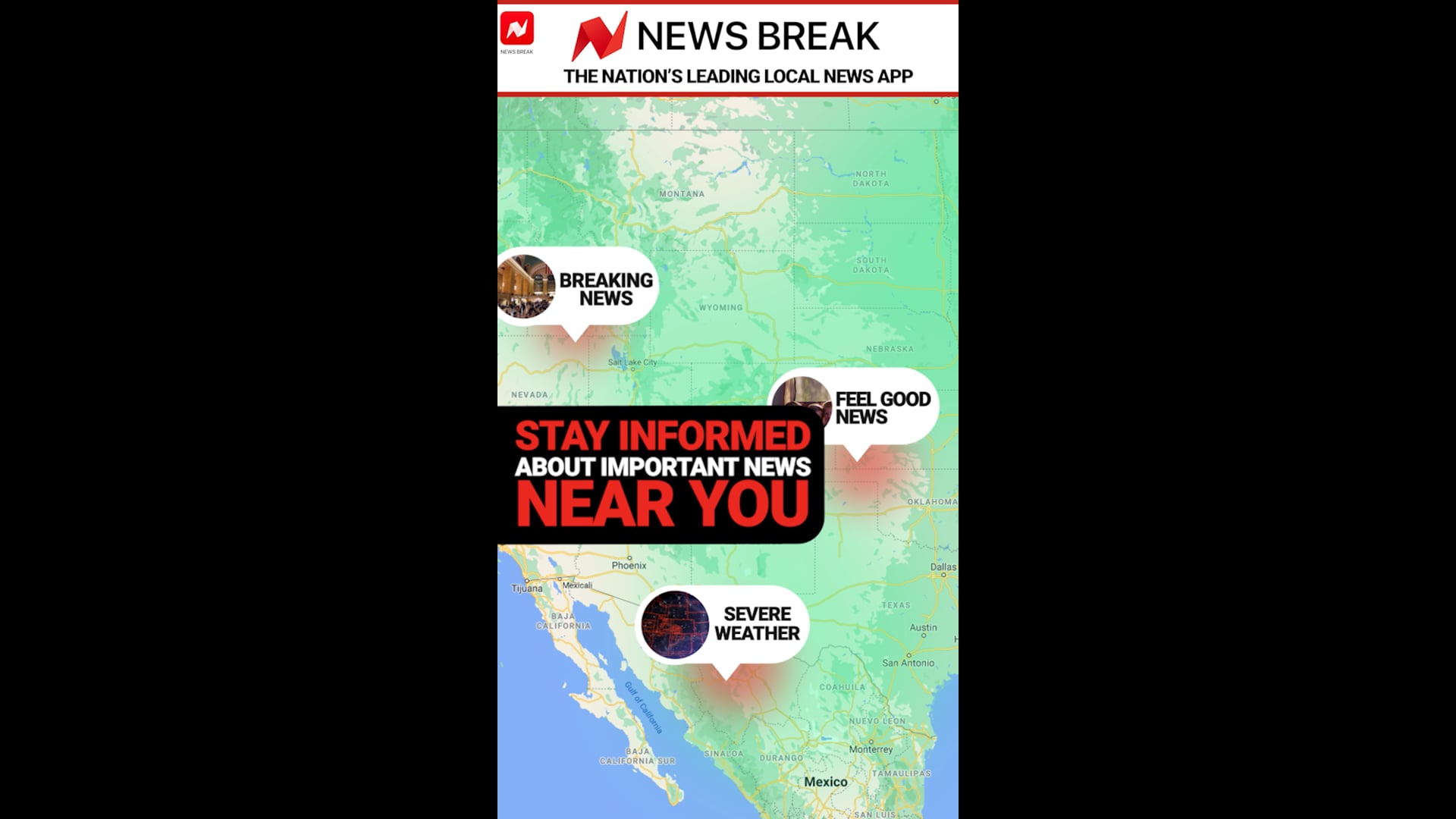 NewsBreak: Dynamic Branding Map 9x16