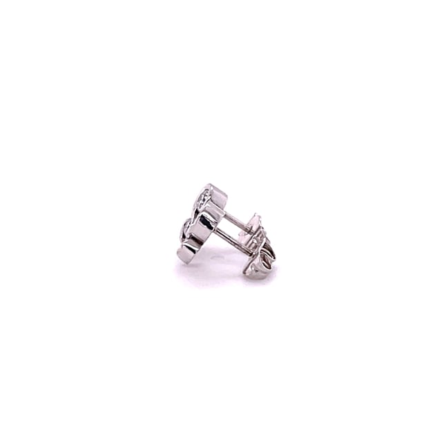 0.44 Karat Diamant Ohrringe aus Platin