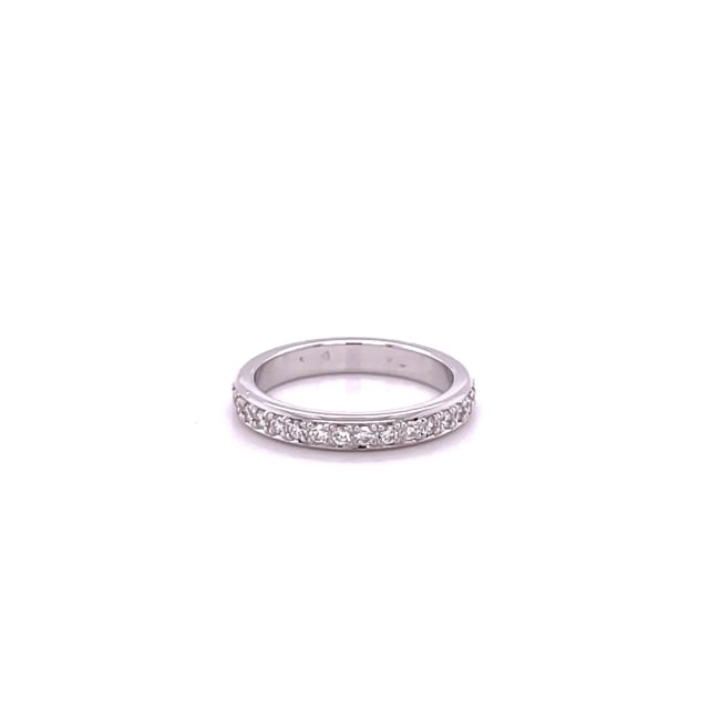 0.55 carat diamond eternity ring (full set) in platinum